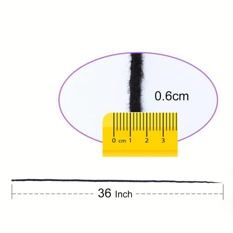 10 Strands 36 Dreadlocks Extension Soft Synthetic Crochet Hair Long Reggae Style