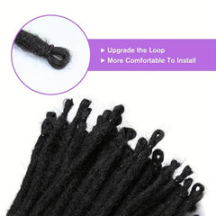 10 Strands 36 Dreadlocks Extension Soft Synthetic Crochet Hair Long Reggae Style