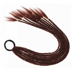 Colorful Braids Hair Extensions High Temp Fiber Synthetic Bands