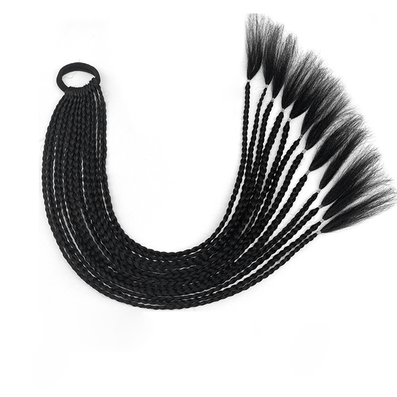 Colorful Braids Hair Extensions High Temp Fiber Synthetic Bands