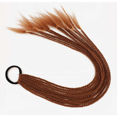 Colorful Braids Hair Extensions High Temp Fiber Synthetic Bands