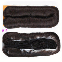 Short Curly Human Hair Extensions with Closure Bundle