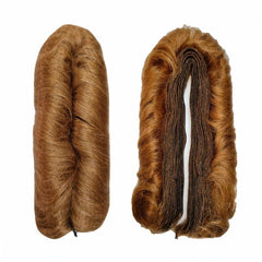 Short Curly Human Hair Extensions with Closure Bundle