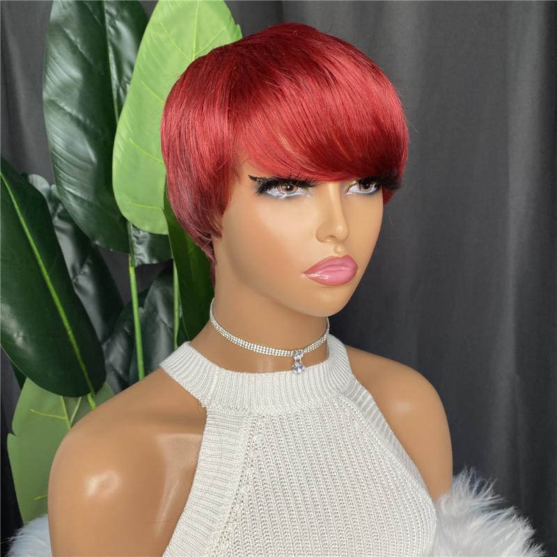 Short Red Wigs For Women Natural Heat Resistant Synthetic Wigs