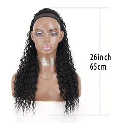Long Curly Wavy Ponytail Hair Extensions Synthetic Drawstring Ponytail 66 04 Cm