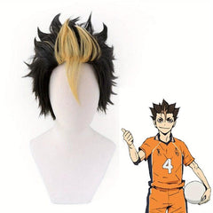 Short Straight Hair Cosplay Wig Synthetic Hair Replacement Wigs