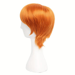 Short Straight Hair Cosplay Wig Synthetic Hair Replacement Wigs