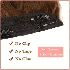 Adjustable Long Wavy Hair Extensions 22 Inch