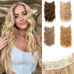 Adjustable Long Wavy Hair Extensions 22 Inch