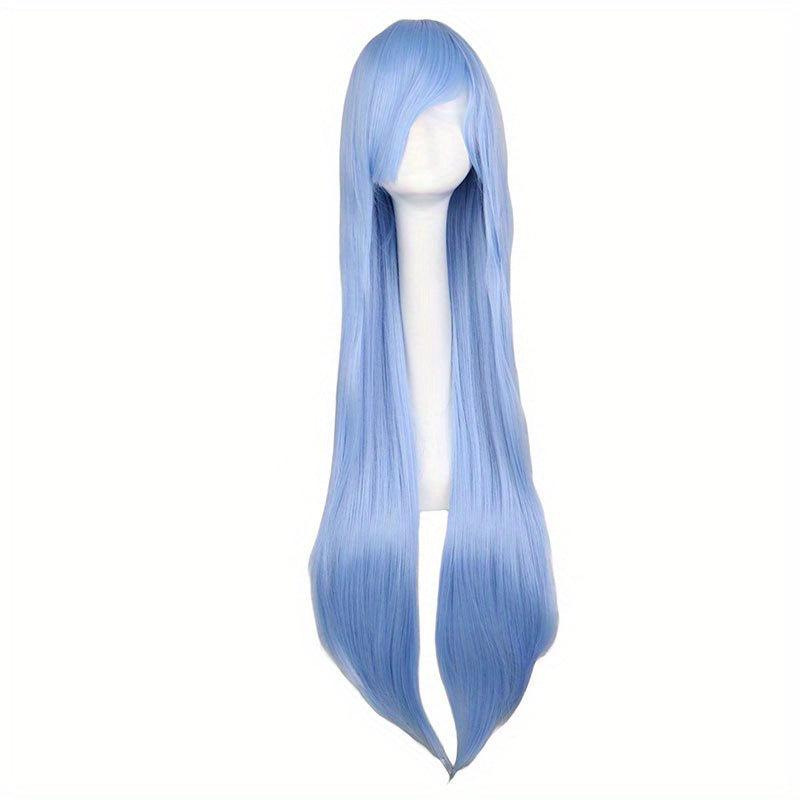 Long Straight Hair Wig 96 cm for Women Synthetic Fiber Hair Wigs