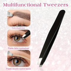 Eyebrow Grooming Scissors Razor Kit 4 In 1 Set