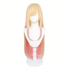 Long Straight Wigs Hairbangs for Cosplay Halloween Party