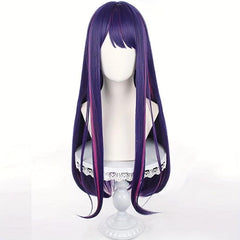 Long Straight Wigs Hairbangs for Cosplay Halloween Party