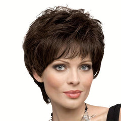 Short Pixie Cut Hair Wigs For Women Straight Synthetic Rose Net Hair Wigs