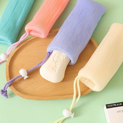 Colorful Mesh Soap Saver Pouch for Bath and Shower