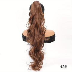 76 2 Cm Long Body Wave Ponytail Extensions Claw Clip In Wavy Ponytail Extensions