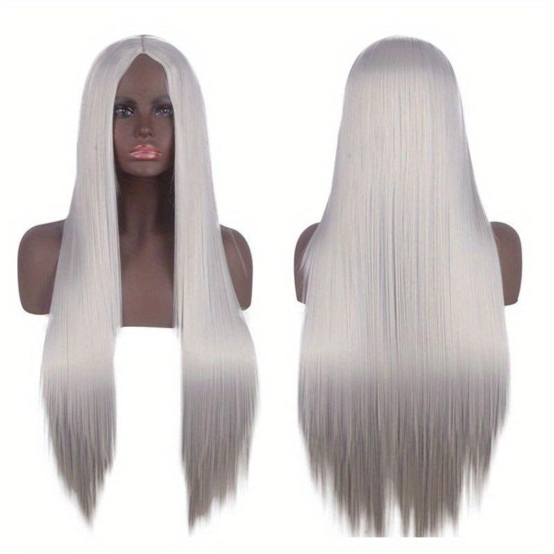 28cm Straight Hair Wig Synthetic Fiber Cosplay Party Halloween