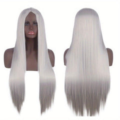 28cm Straight Hair Wig Synthetic Fiber Cosplay Party Halloween