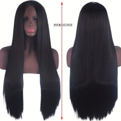 28cm Straight Hair Wig Synthetic Fiber Cosplay Party Halloween