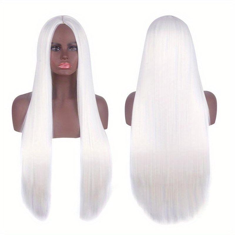 28cm Straight Hair Wig Synthetic Fiber Cosplay Party Halloween