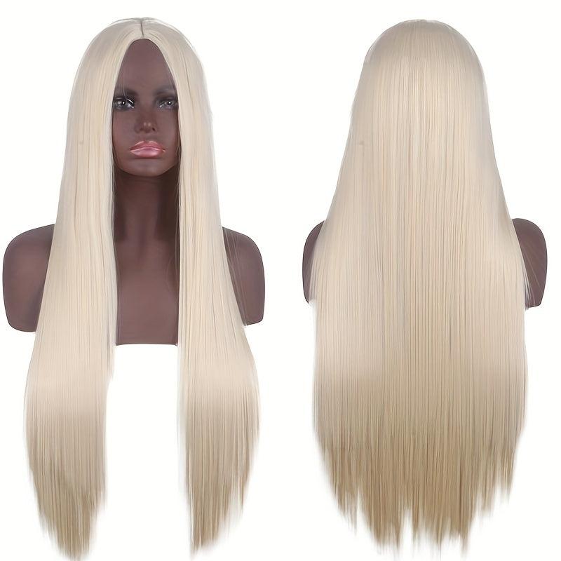 28cm Straight Hair Wig Synthetic Fiber Cosplay Party Halloween
