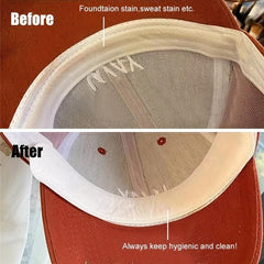 20pcs Hat Sweat Sticker Cap Absorbent Sweat Pad Disposable Liner