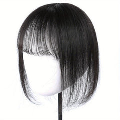 Human Hair Toppers with Bangs for Women Clip In Bangs Hair Pieces