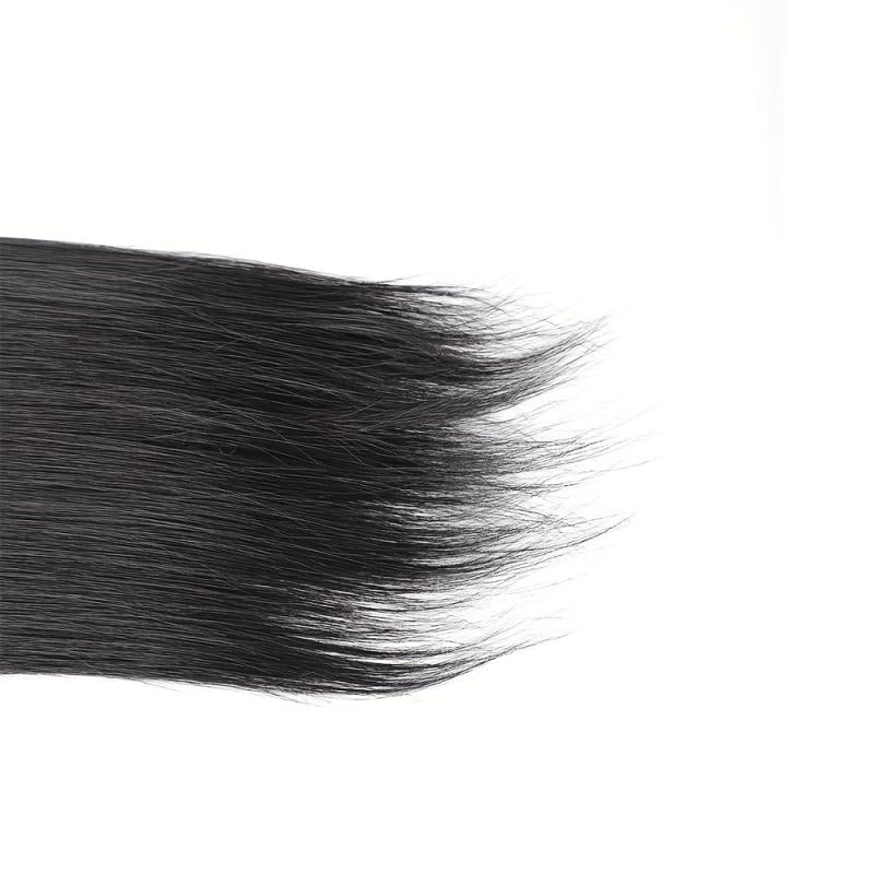 Silky Straight Synthetic Drawstring Ponytail
