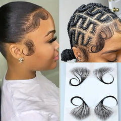 Lace Baby Hair Edges Invisible Hairline Human Hair Extensions