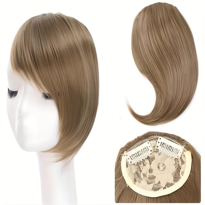 Long Side Hair Bangs Synthetic Clip In Hair Extensions Natural Looking