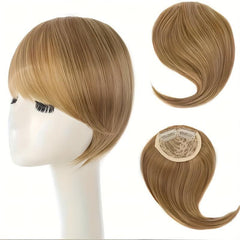 Long Side Hair Bangs Synthetic Clip In Hair Extensions Natural Looking