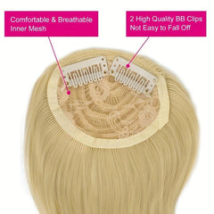 Long Side Hair Bangs Synthetic Clip In Hair Extensions Natural Looking