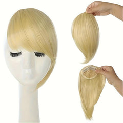Long Side Hair Bangs Synthetic Clip In Hair Extensions Natural Looking