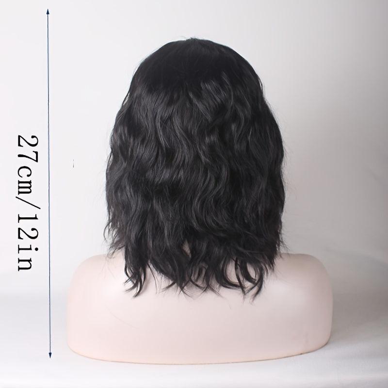 Short Curly Bob Cut Wig Synthetic Wig Heat Resistant Fashionable