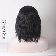 Short Curly Bob Cut Wig Synthetic Wig Heat Resistant Fashionable
