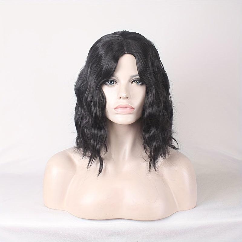 Short Curly Bob Cut Wig Synthetic Wig Heat Resistant Fashionable