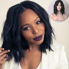 Short Curly Bob Cut Wig Synthetic Wig Heat Resistant Fashionable