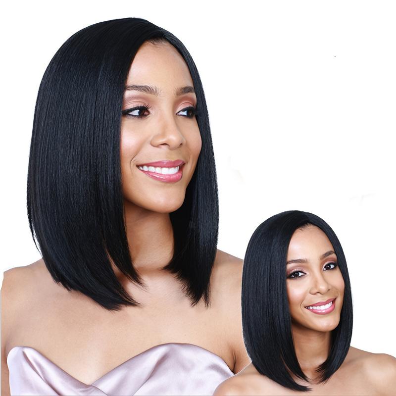 Short Curly Bob Cut Wig Synthetic Wig Heat Resistant Fashionable
