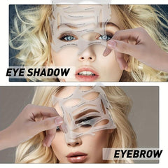 Eyeliner Eyebrow Stencils Set Quick Makeup Stencils