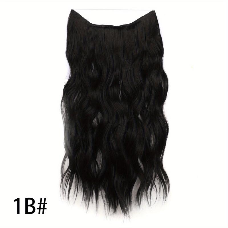 22 Inch Invisible Wire Hair Extensions Long Wave Hair Extensions