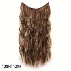 22 Inch Invisible Wire Hair Extensions Long Wave Hair Extensions