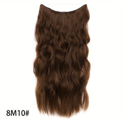 22 Inch Invisible Wire Hair Extensions Long Wave Hair Extensions