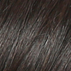 Brown Mixed Silk Short Hair Synthetic Wigs With Bangs For Women