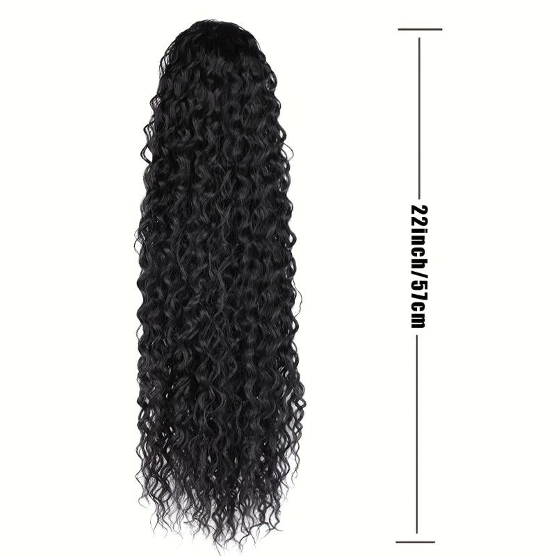 Drawstring Ponytail 60 96 Cm Natural Wave Synthetic Hair Extension