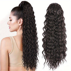Drawstring Ponytail 60 96 Cm Natural Wave Synthetic Hair Extension