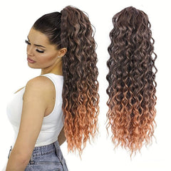 Drawstring Ponytail 60 96 Cm Natural Wave Synthetic Hair Extension