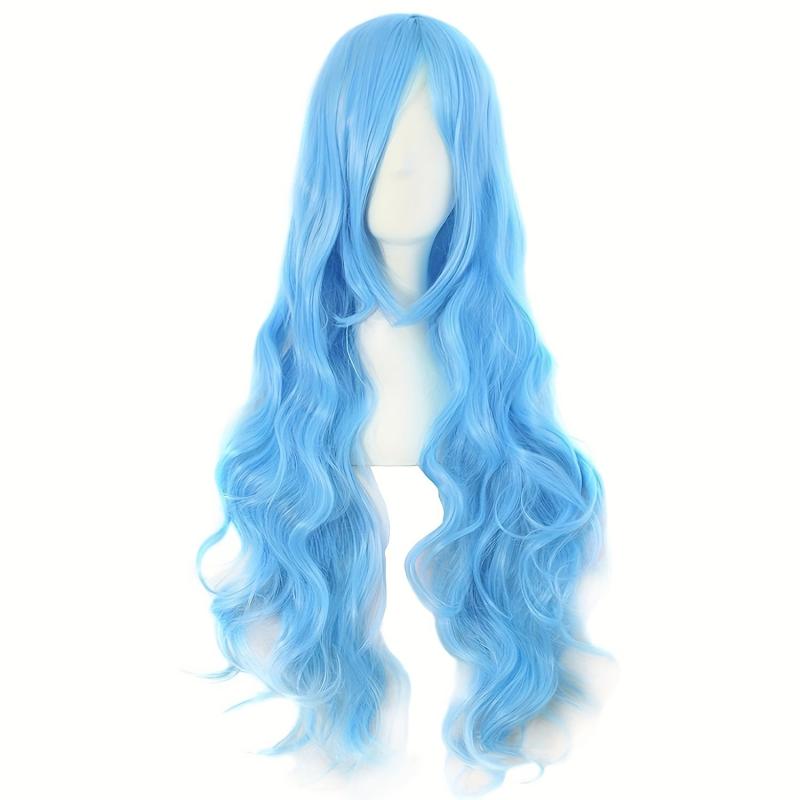 32 Inch Long Curly Wavy Hair Spiral Curly Hair Cosplay Costume Wig