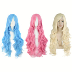 32 Inch Long Curly Wavy Hair Spiral Curly Hair Cosplay Costume Wig