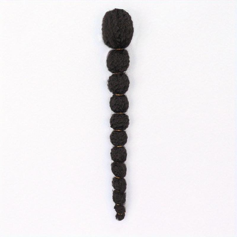 Afro Bubble Ponytail Extension 60 Long for Women Clip On Synthetic Hair Piece