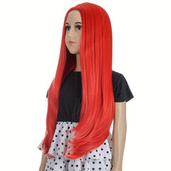 Long Straight Synthetic Wig Anime Cosplay Wig For Halloween Cosplay Party